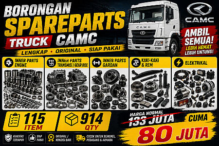 TRUCK CAMC PARTS, HARGA MURAH !!! HEMAT BANGET DAPAT BANYAK CUMA 80JUTA