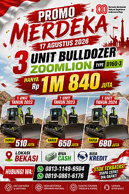 HARGA MURAH DI KELASNYA, BULLDOZER ZOOMLION ZD160-3